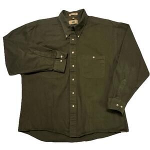 Rugged Wear Hunter's Peak Cotton Button-Down Shirt 2X Long